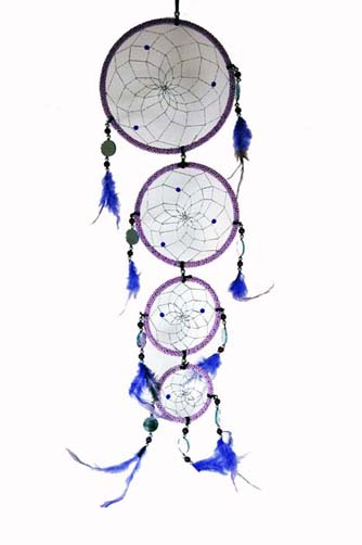 Dreamcatcher Red 4 Circles