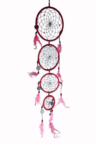 Dreamcatcher Pink 4 Circles