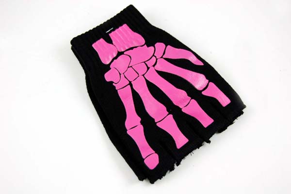Glove Half Pink Hand 4 Pairs