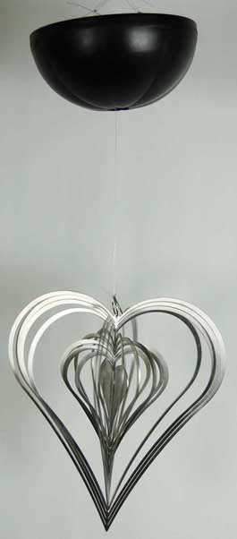 Mobile Three Dimension Twister Heart Shape 165x185mm