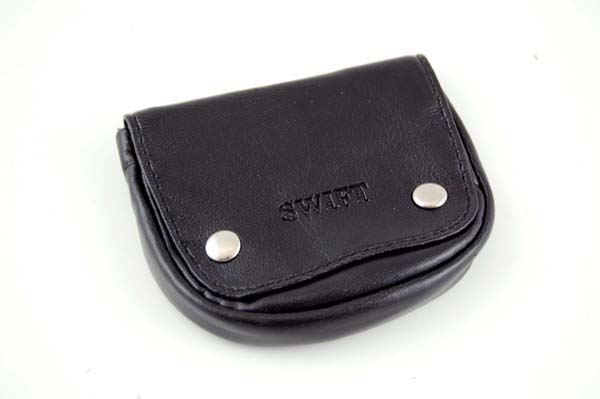 Pouch Leather Tobacco With 1/4 Paper Holder
