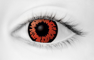 Fashion Eye Accessory Explosion Red With Free Solution And Case