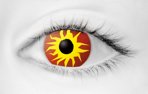 CONTACT LENS EXPLOSION SUN