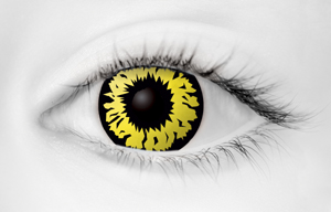 CONTACT LENS EXPLOSION YELLOW