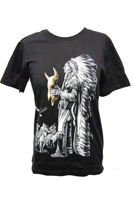 T-SHIRT XXL INDIAN AND BULL