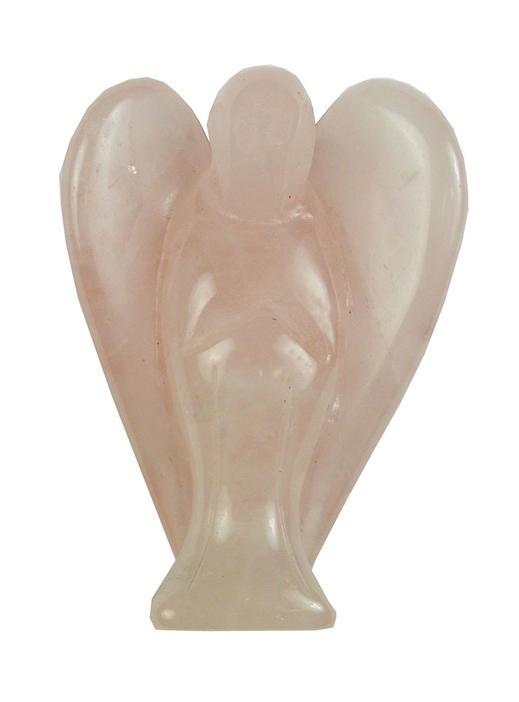 FIGURINE ANGEL ROSE QUARTZ 50MM