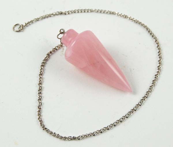 Pendulum Rose Quartz 4cm With 25cm Chain