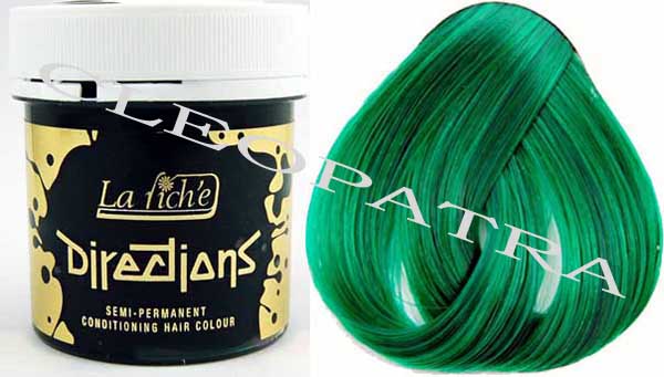 Hair Colour Directions Apple Green  4 Tubs