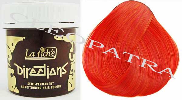 Hair Colour Directions Flame 4 Tubs
