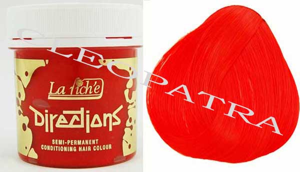Hair Colour Directions Mandarin  4 Tubs