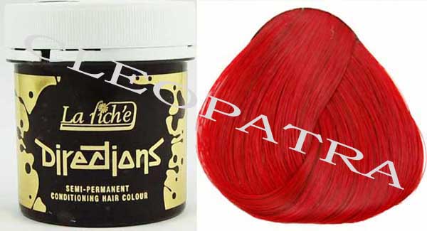 Hair Colour Directions Vermillion Red  4 Tubs