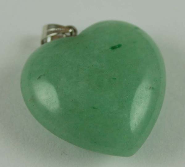 Pendant Heart Aventurine 25mm