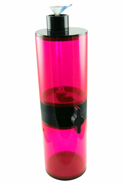 Bong Acrylic Water Pipe Asst Cols Only 25CM