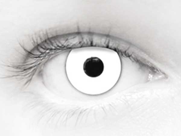 Contact Lens Uv White
