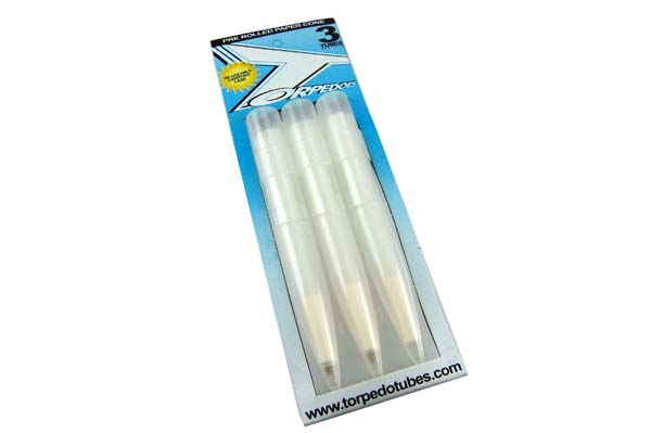 Cones Torpedo 3 Pack Refill In Re-useable Carry Case