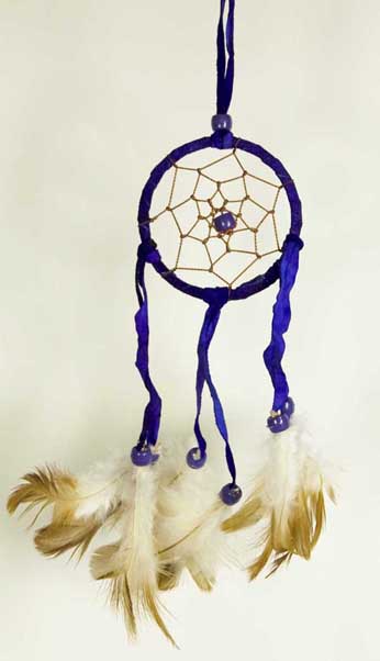 Dream Catcher Purple 2dm Keyring 0594