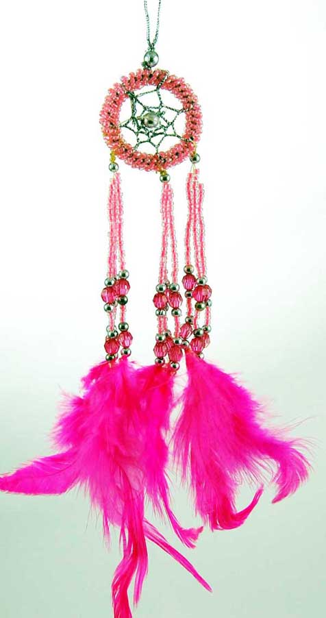 Dream Catcher Beaded Pink 1dm 5000