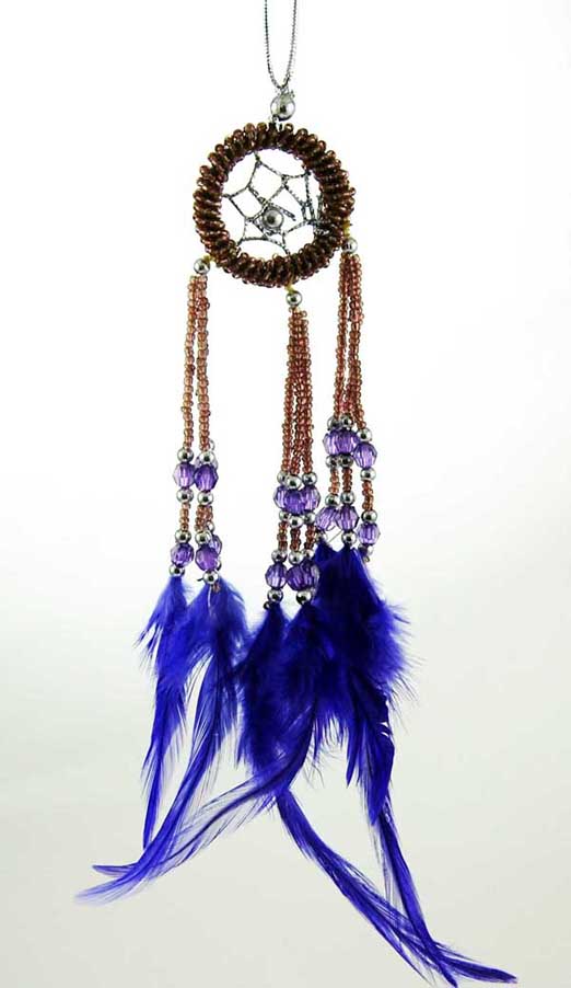 Dream Catcher Beaded Purple 1dm 5000