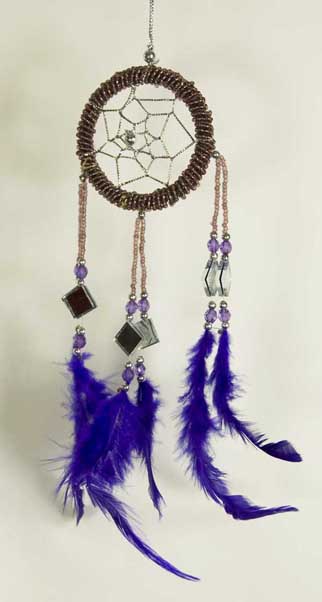 Dream Catcher Bead Purple 2dm 5001