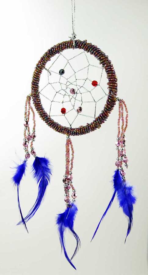 Dream Catcher Bead Purple 3dm 5002