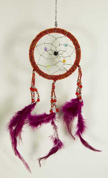 Dream Catcher Bead Red 3dm 5002