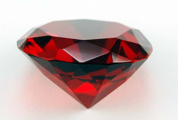 CRYSTAL DIAMOND RED 50MM