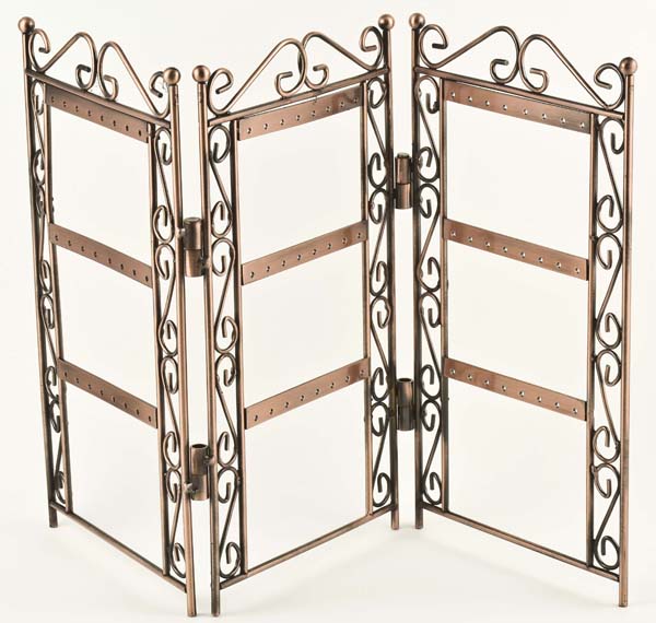 Display 3 Panel Screen Bronze