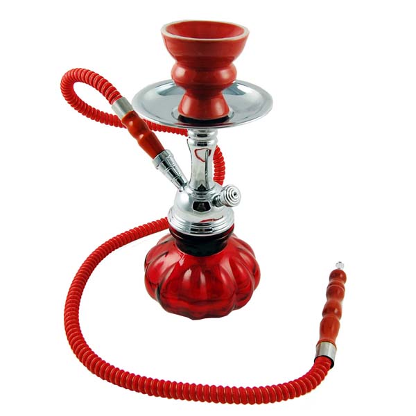 Pipe Sheesha Small Red 24.5cm