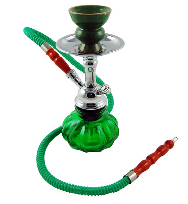 Pipe Sheesha Small Green 24.5cm