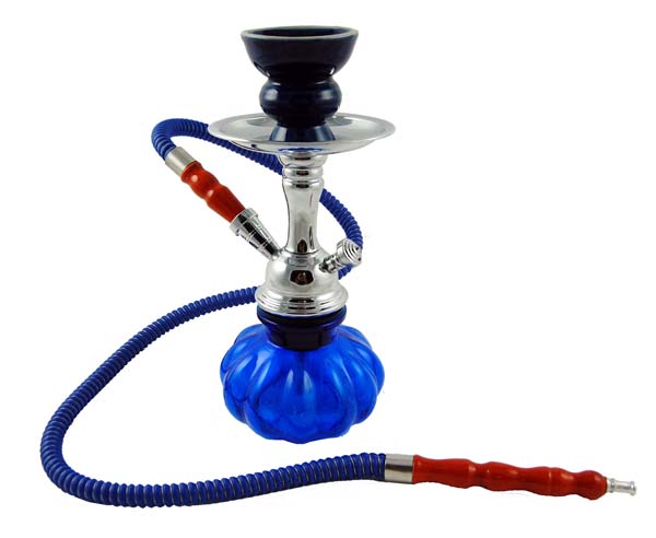 Pipe Sheesha Small Blue 24.5cm