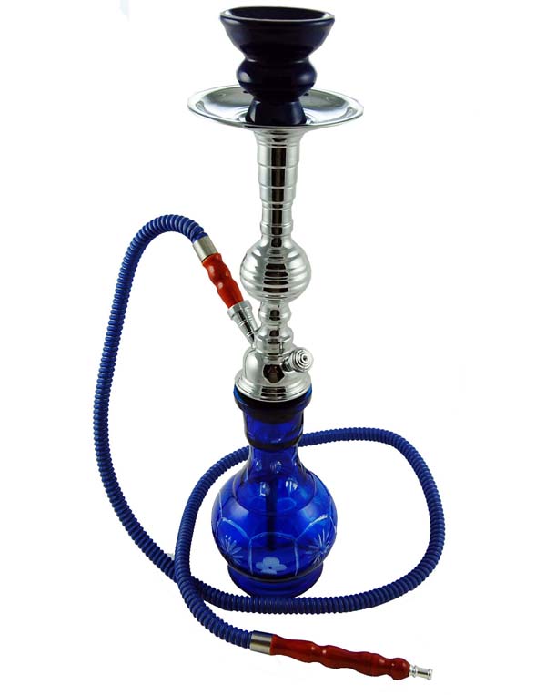 Pipe Sheesha Medium Blue 45cm