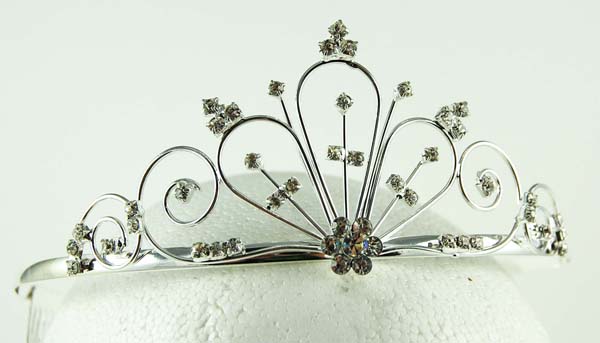 Tiara Crown Style With Stones