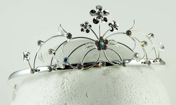 Tiara Small Flowers With Stones