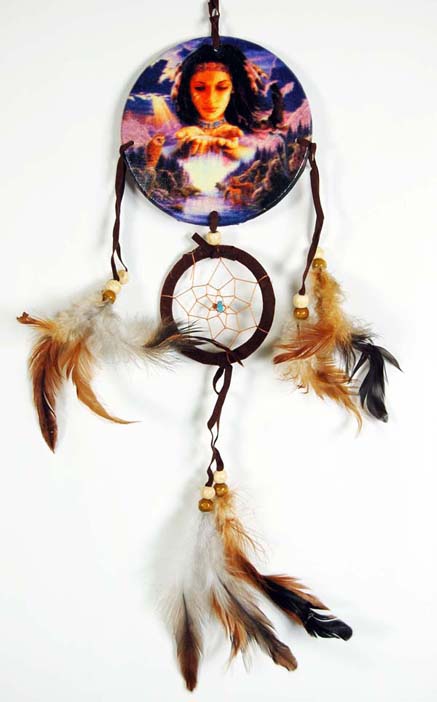 Dream Catcher Lady In Clouds 4.5cm
