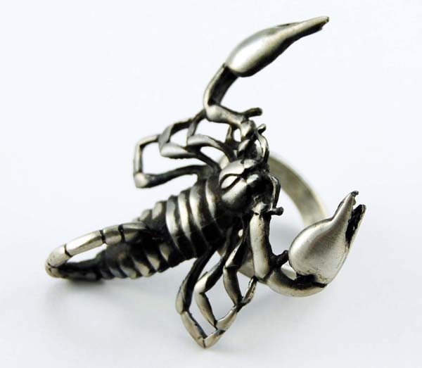 Ring Pewter Scorpion