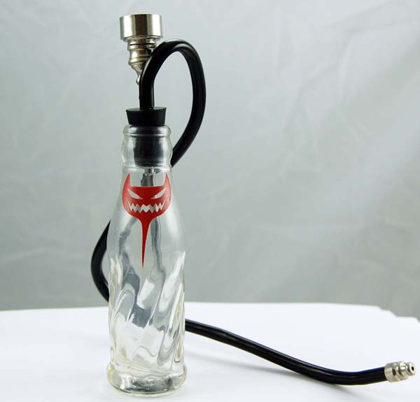 Hukka Glass Pepsi Bottle Devil