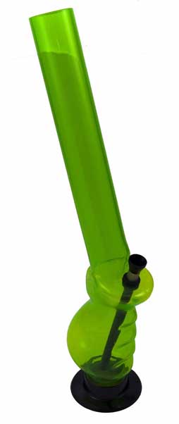 Bong Acrylic Hand Grip Skull 36cm