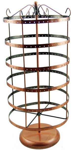 Tabletop Display Earring Spinner Round Large