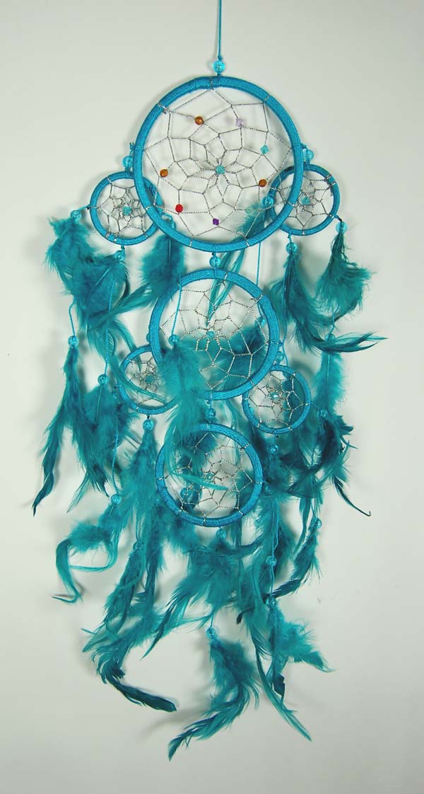 Dream Catcher Turquoise 4dm 4 Circles 5011
