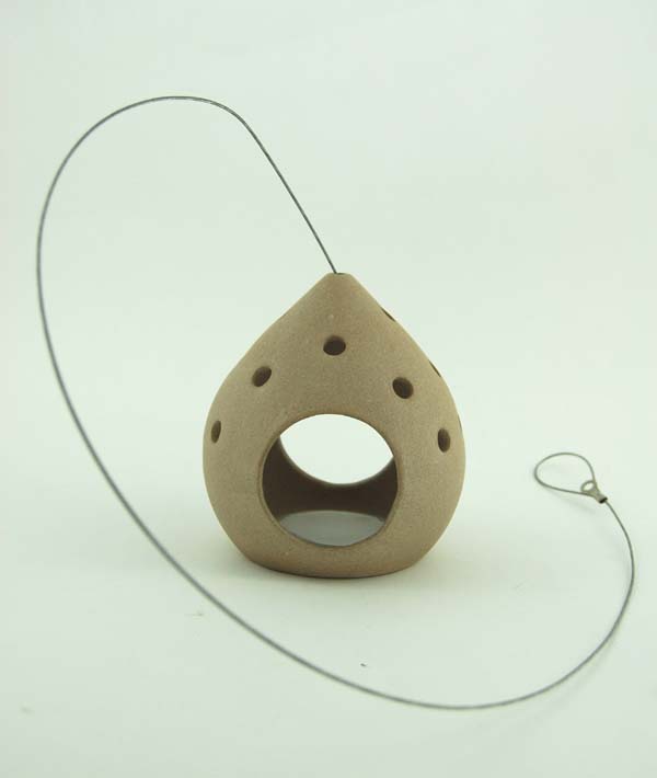 T-Light Holder Ceramic Pear Shape