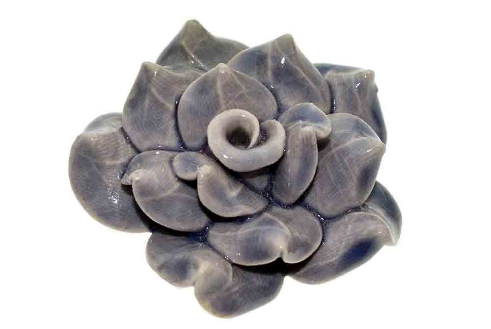 Incense Holder Rose Purple