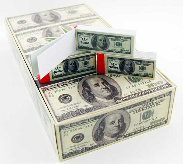 Filter Tips Jumbo Dollar Notes Pack Of 100