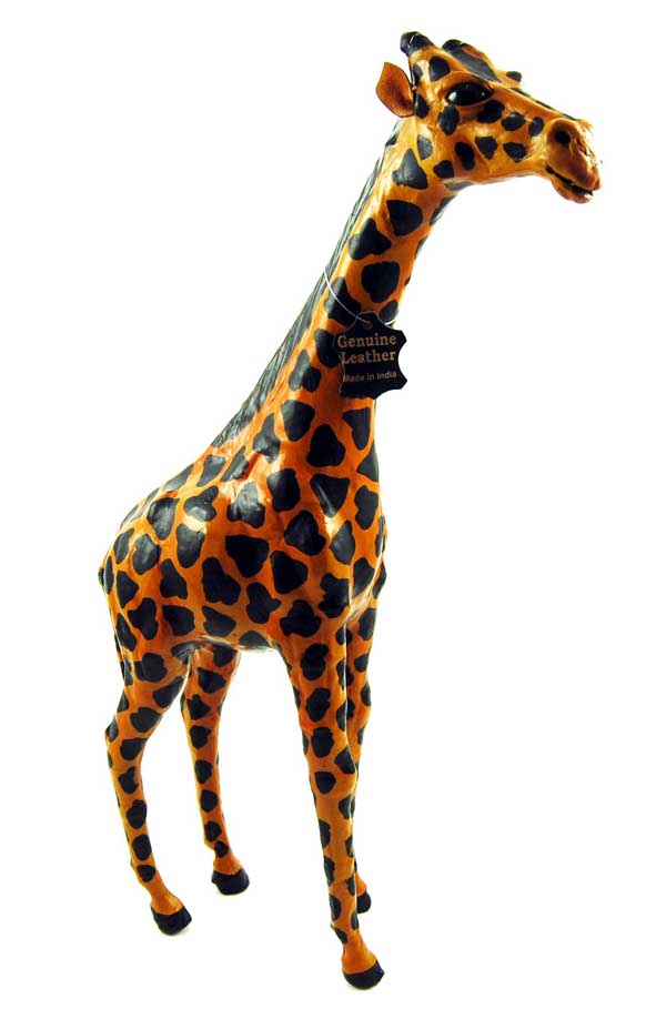 Giraffe Leather 12 Inch