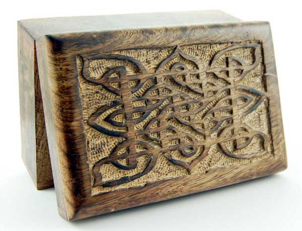 Box Shisham Wood Celtic 6x4 Inches