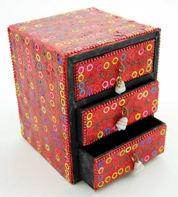 Drawers Chest Red