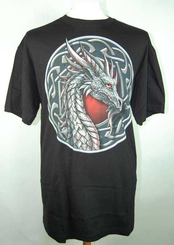 T-Shirt Xxl Celtic Dragon Design By Lisa Parker