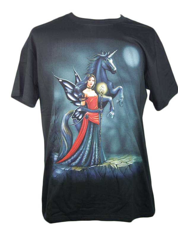 T-Shirt Medium Lady And Unicorn