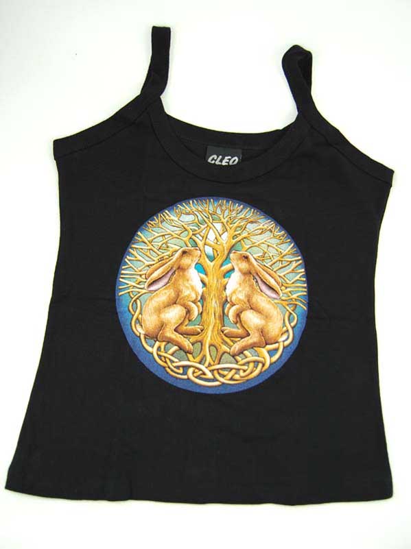 Top Ladies Xl With Straps Moon Gazing Hares Design By Lisa Parke