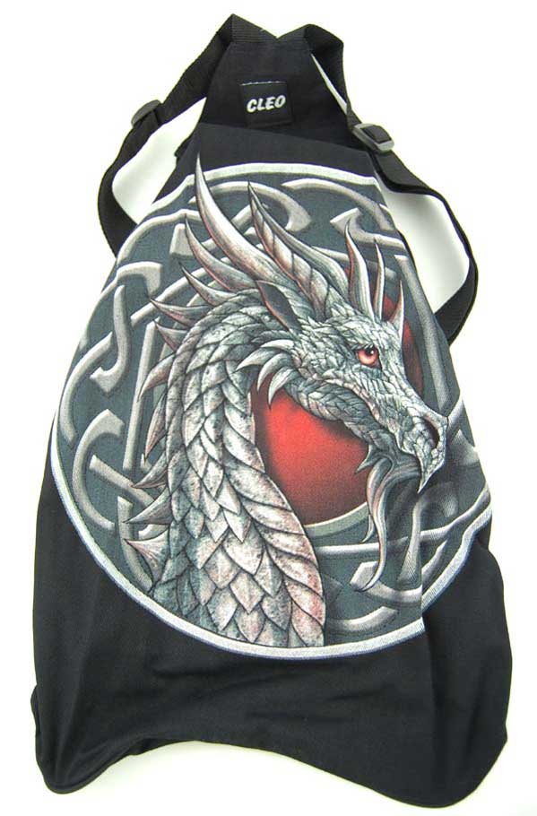 Bag With Zip Celtic Dragon Design By Lisa Parker