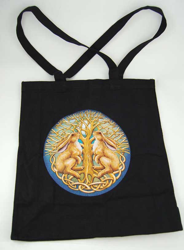 Bag Moon Gazing Hares Design By Lisa Parker